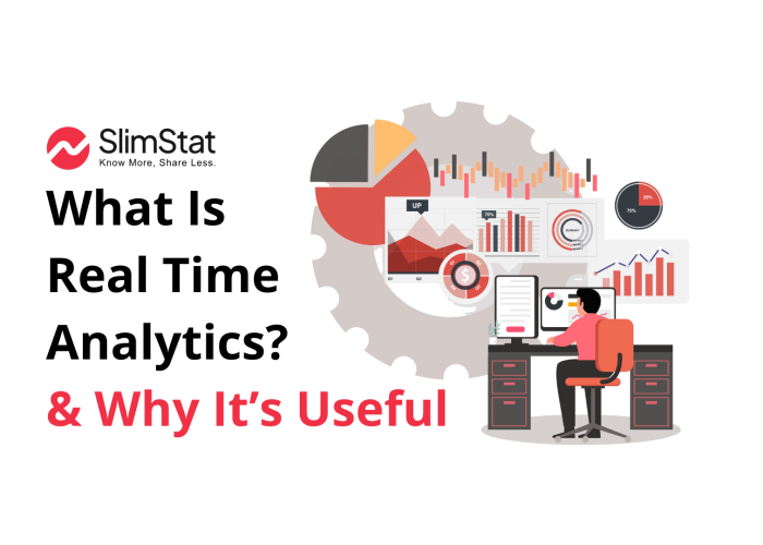 Vector illustration of real time analytics with live charts and clocks on a dashboard.